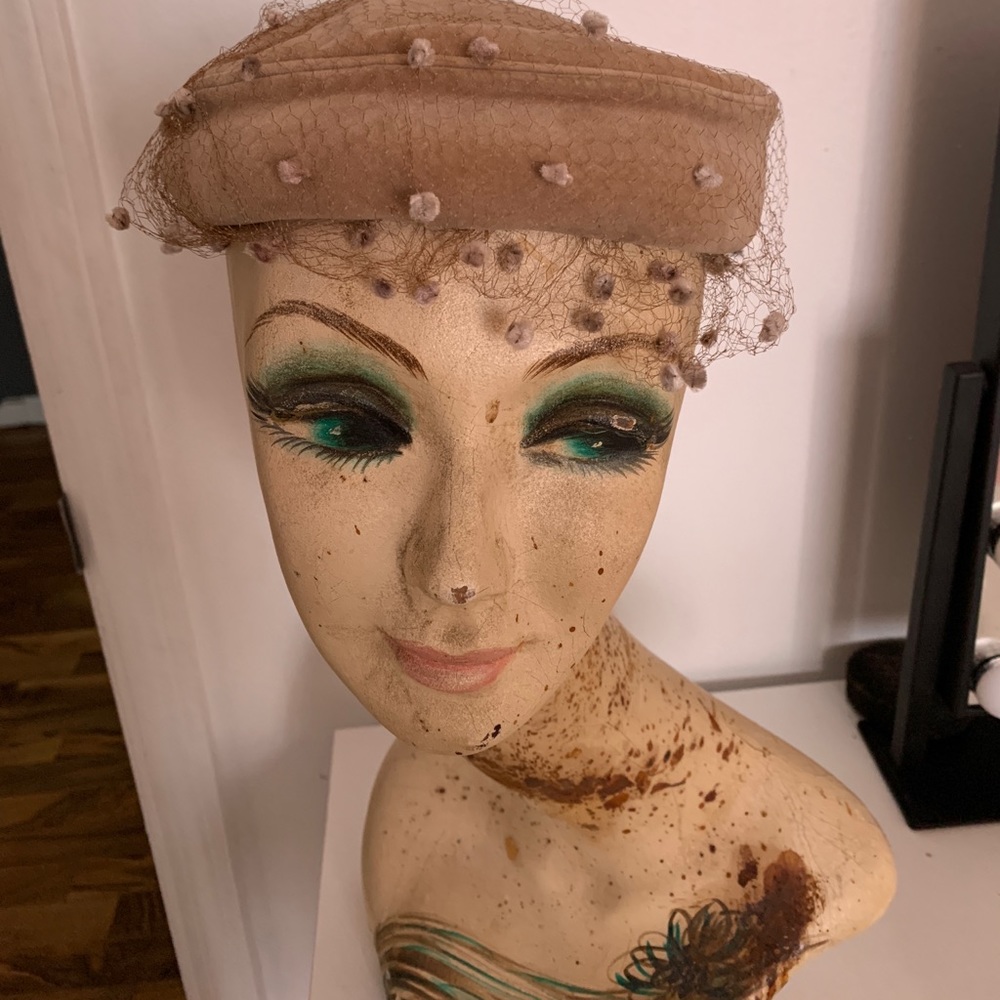 Vintage pill box hat